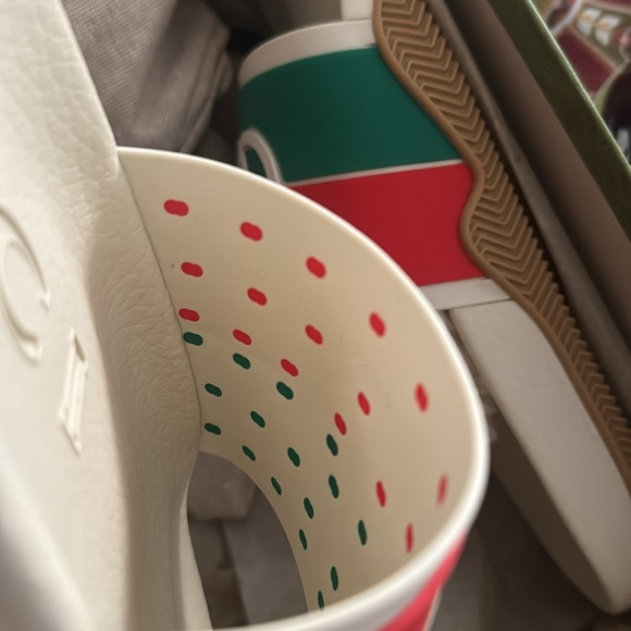 Gucci Red and Green Slides NWT size 40 Euro with box and dust bags size 9 - Picture 7 of 10